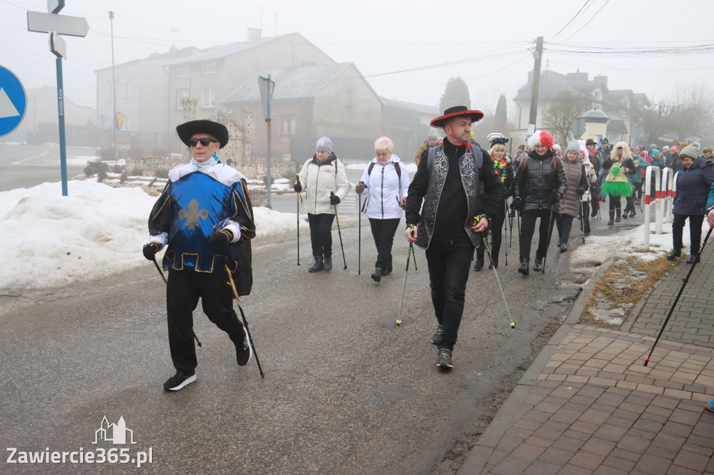 Fotorelacja: Karnawałowy Marsz Nordic Walking w Zawierciu
