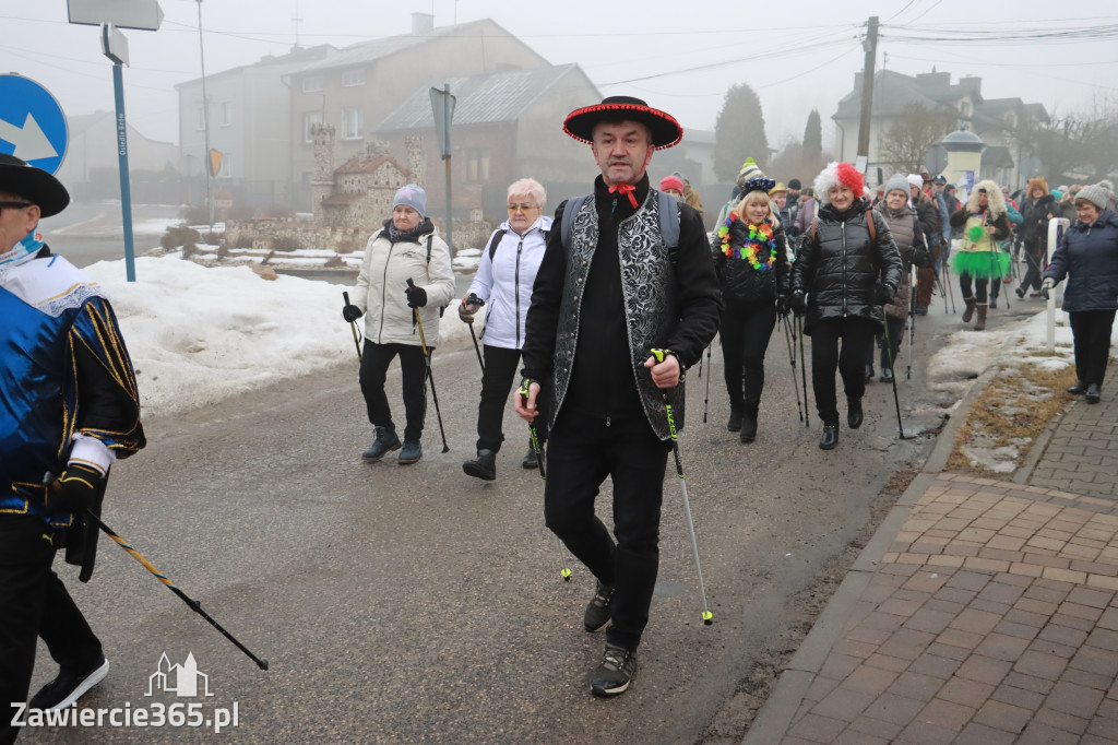 Fotorelacja: Karnawałowy Marsz Nordic Walking w Zawierciu