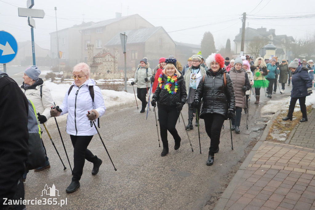 Fotorelacja: Karnawałowy Marsz Nordic Walking w Zawierciu