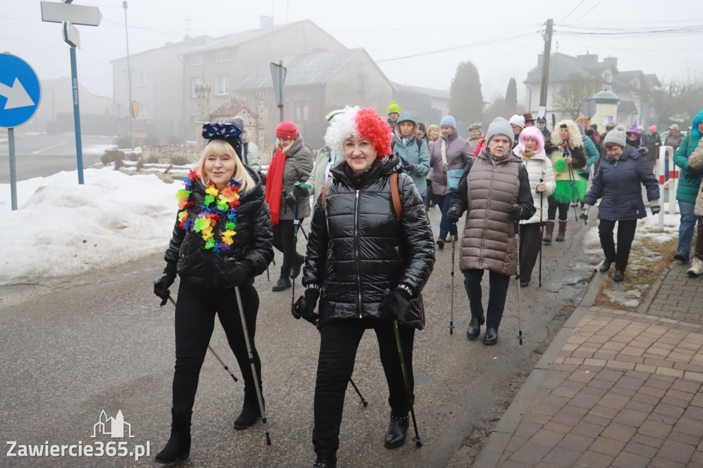 Fotorelacja: Karnawałowy Marsz Nordic Walking w Zawierciu