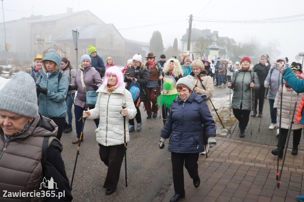 Fotorelacja: Karnawałowy Marsz Nordic Walking w Zawierciu