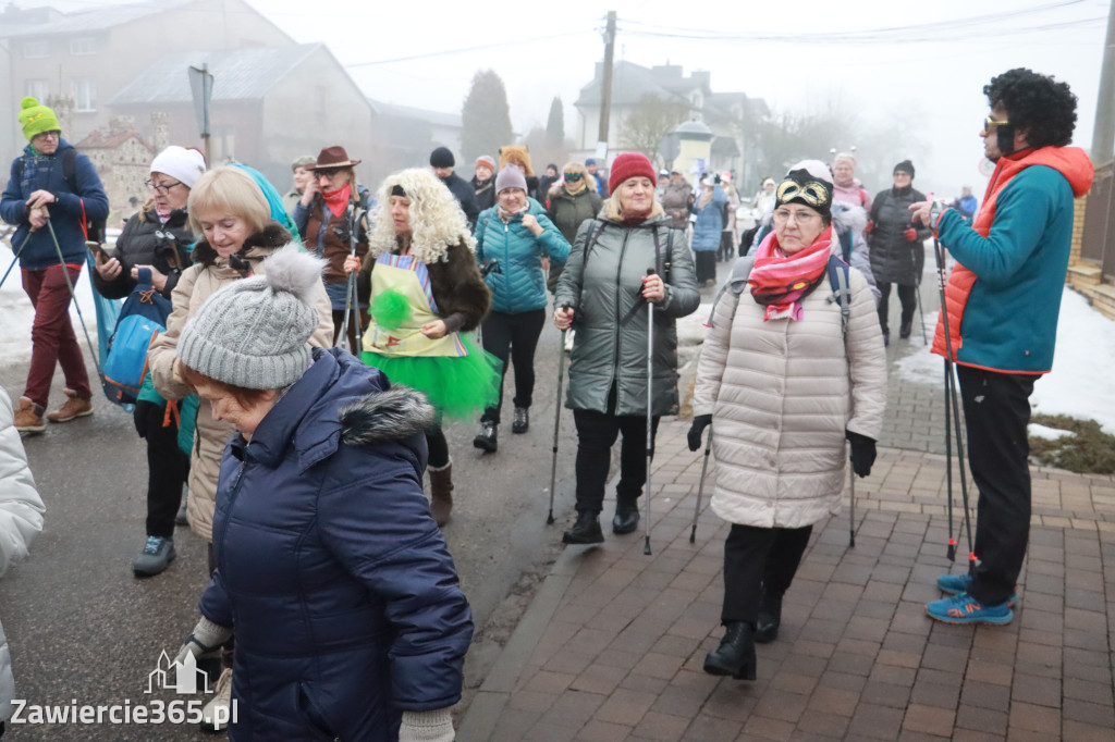 Fotorelacja: Karnawałowy Marsz Nordic Walking w Zawierciu