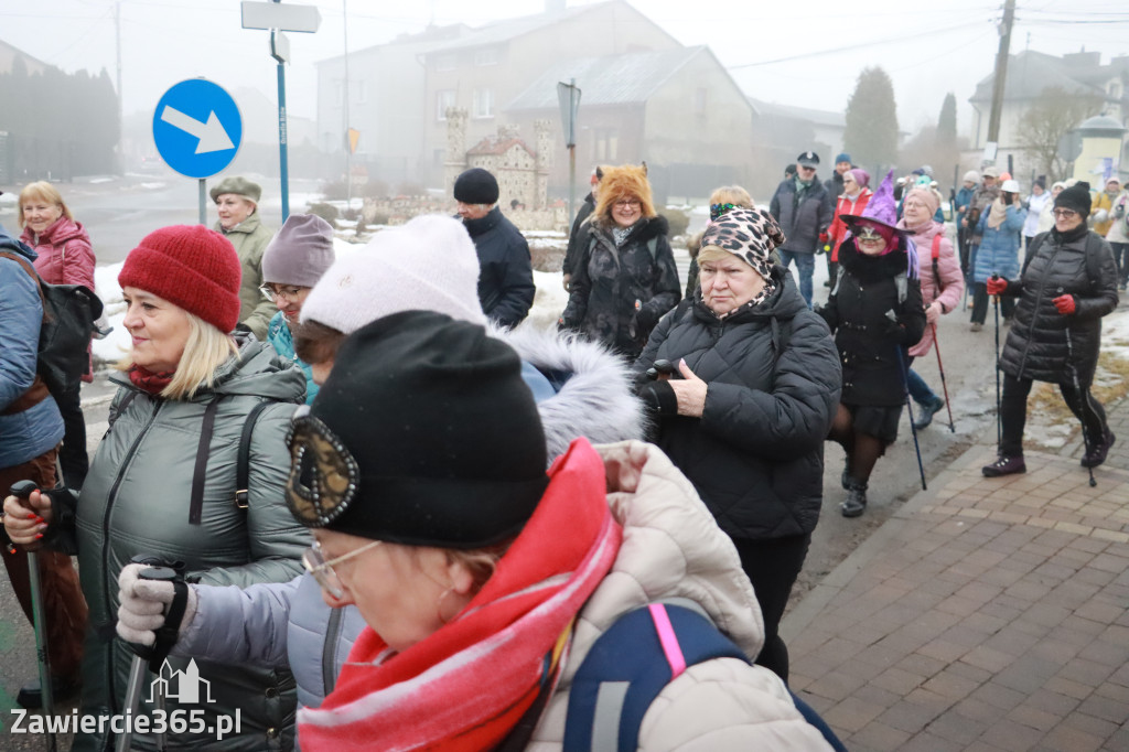 Fotorelacja: Karnawałowy Marsz Nordic Walking w Zawierciu
