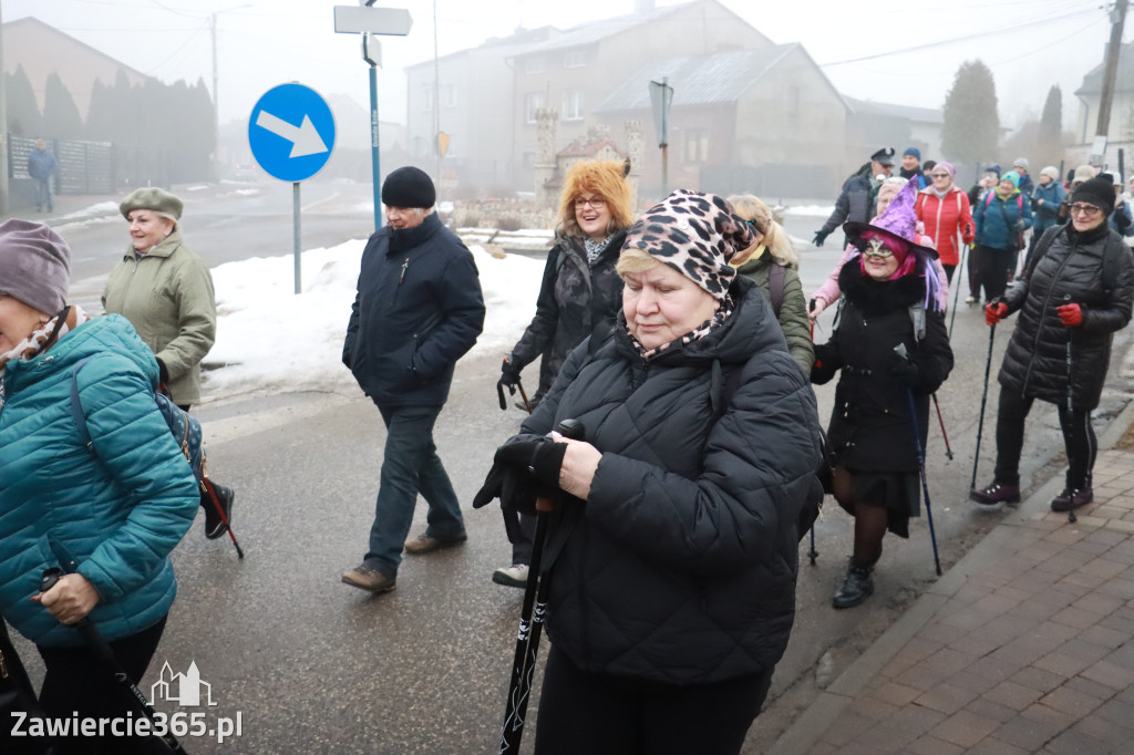 Fotorelacja: Karnawałowy Marsz Nordic Walking w Zawierciu