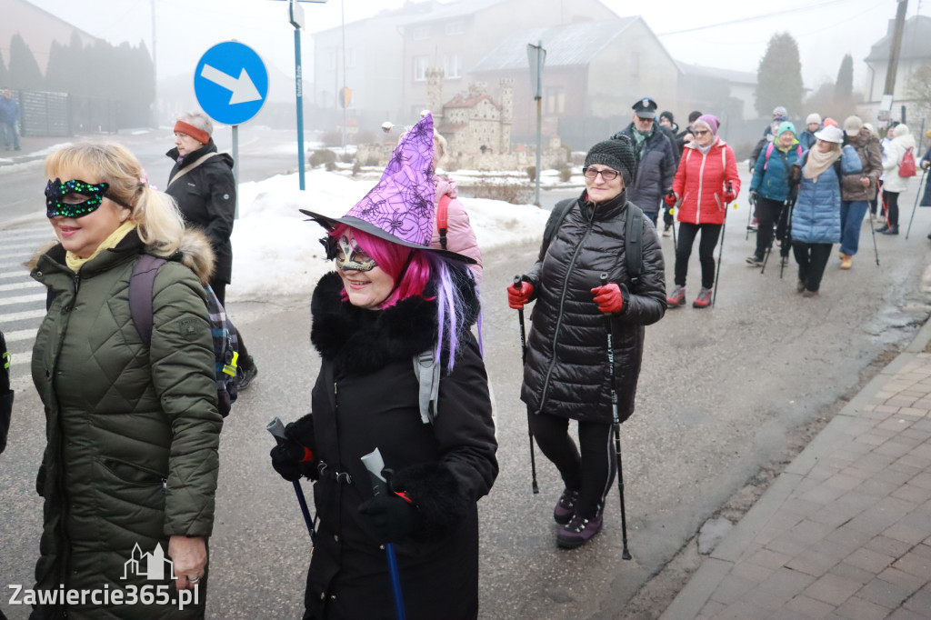 Fotorelacja: Karnawałowy Marsz Nordic Walking w Zawierciu