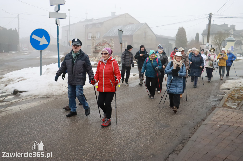 Fotorelacja: Karnawałowy Marsz Nordic Walking w Zawierciu