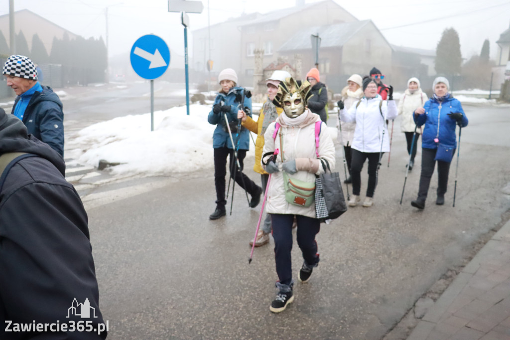 Fotorelacja: Karnawałowy Marsz Nordic Walking w Zawierciu