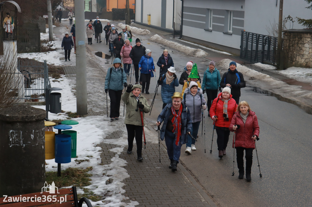 Fotorelacja: Karnawałowy Marsz Nordic Walking w Zawierciu