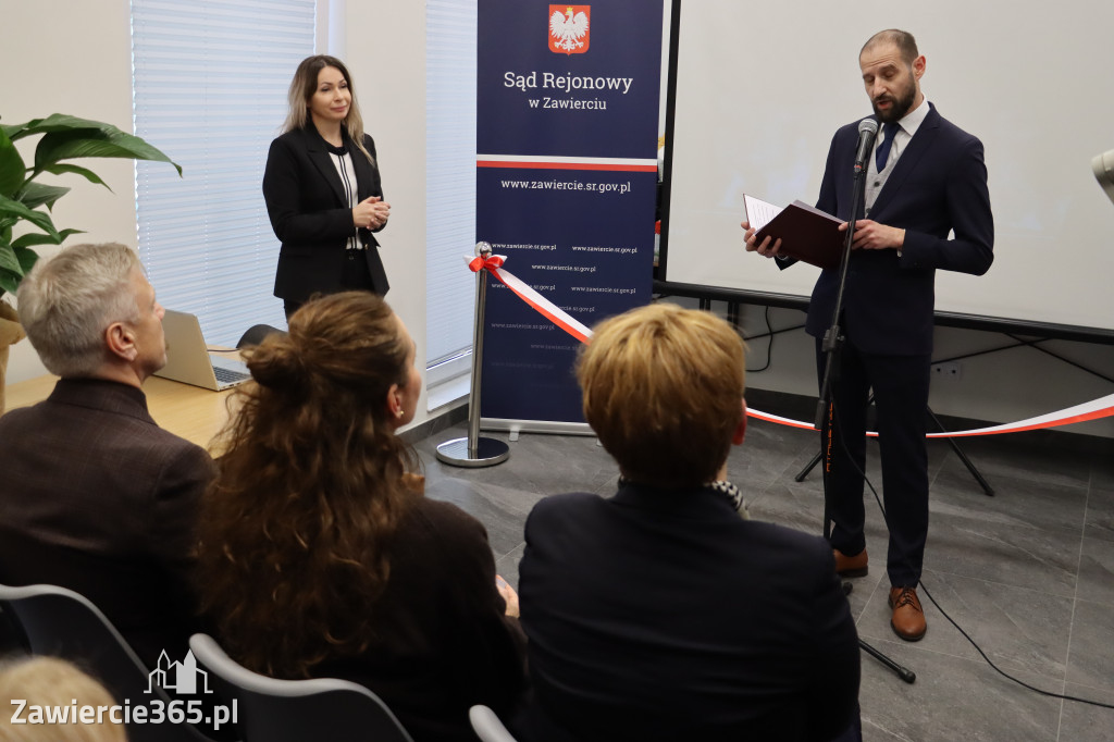 Fotorelacja: Oficjalne Otwarcie Ośrodka Kuratorskiego przy Sądzie Rejonowym w Zawierciu