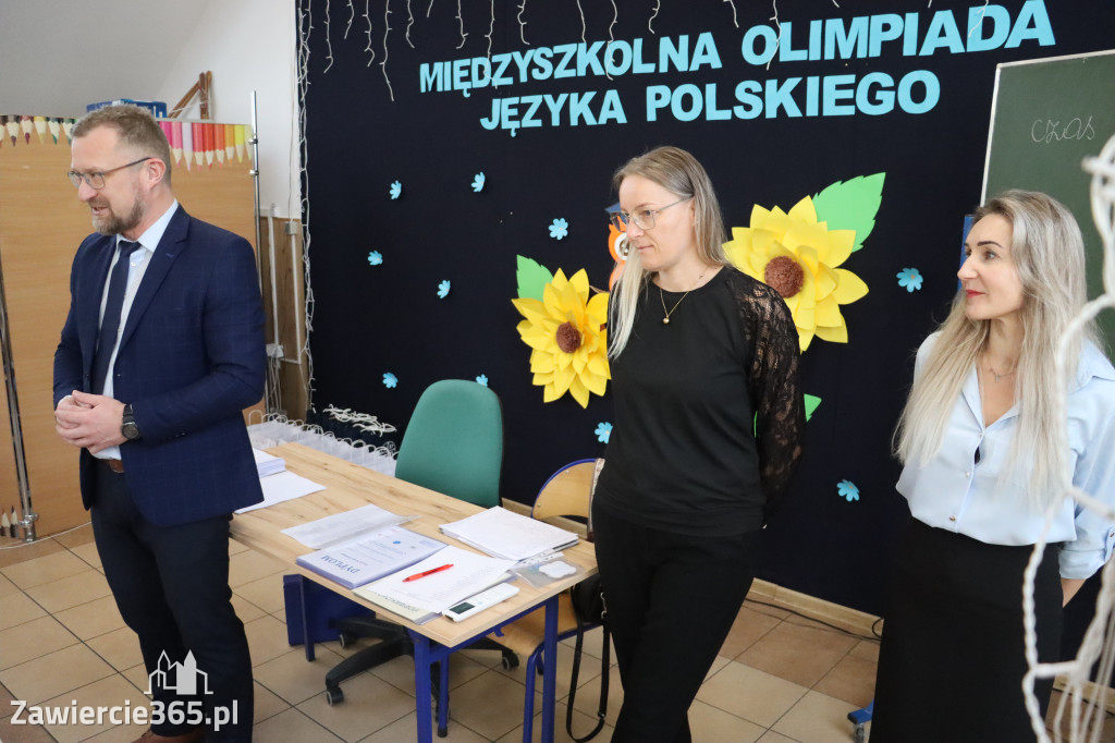 Fotorelacja: Olimpiada Języka Polskiego organizowana przez nasze KLO w Zawierciu