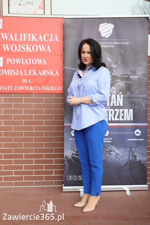 Fotorelacja: Rozpoczęcie kwalifikacji wojskowej w Powiecie Zawierciańskim