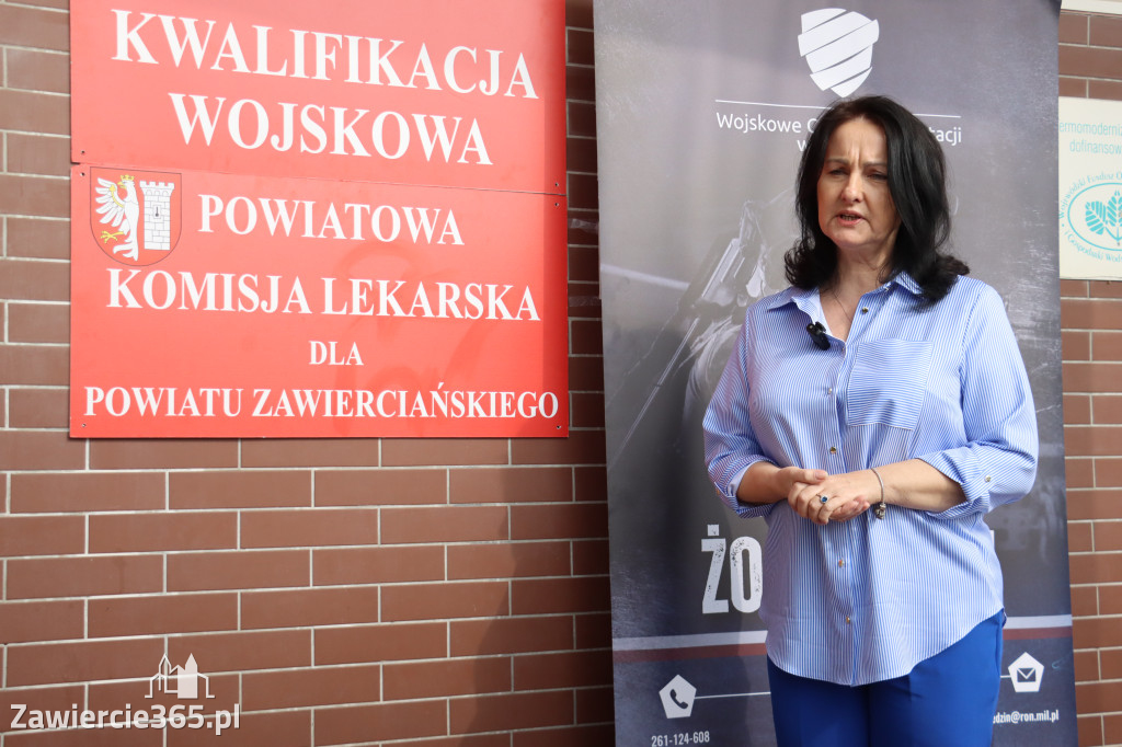 Fotorelacja: Rozpoczęcie kwalifikacji wojskowej w Powiecie Zawierciańskim