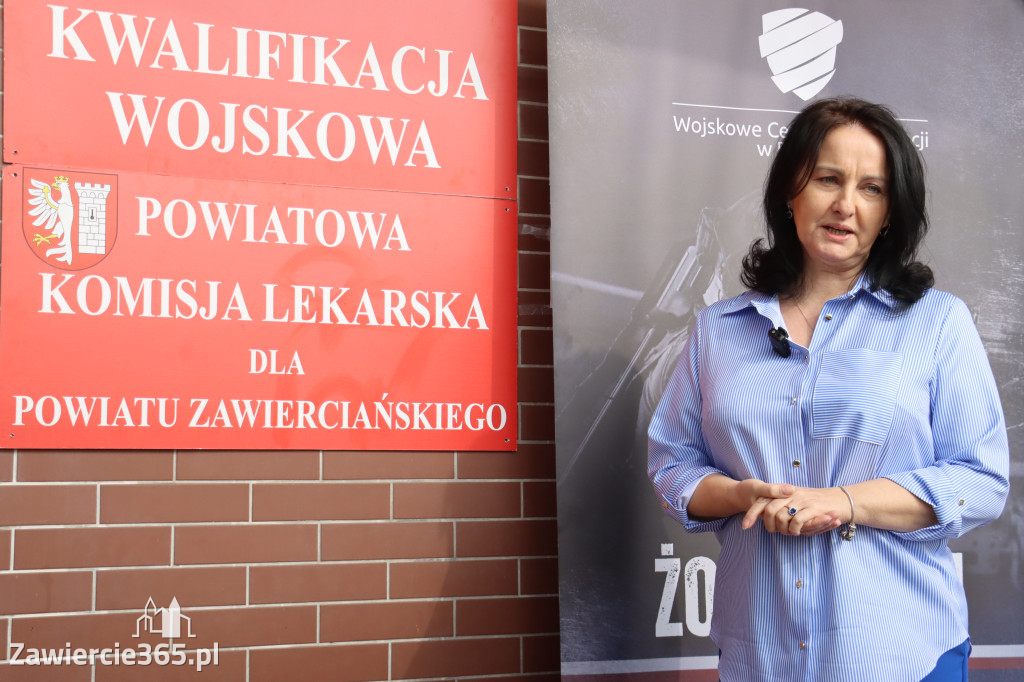 Fotorelacja: Rozpoczęcie kwalifikacji wojskowej w Powiecie Zawierciańskim