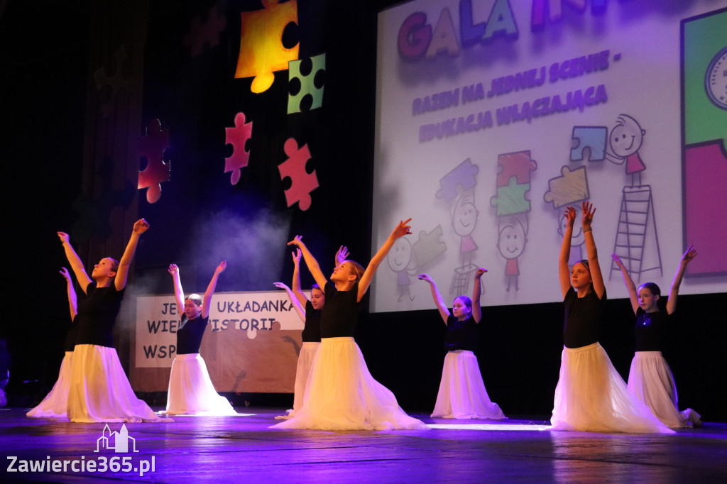 Fotorelacja II: GALA INTEGRACJI zorganizowana przez Szkoła Podstawowa nr 4 w Zawierciu