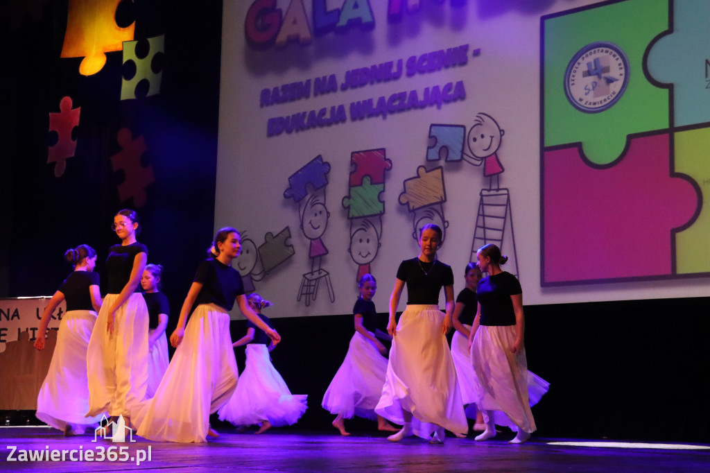 Fotorelacja II: GALA INTEGRACJI zorganizowana przez Szkoła Podstawowa nr 4 w Zawierciu