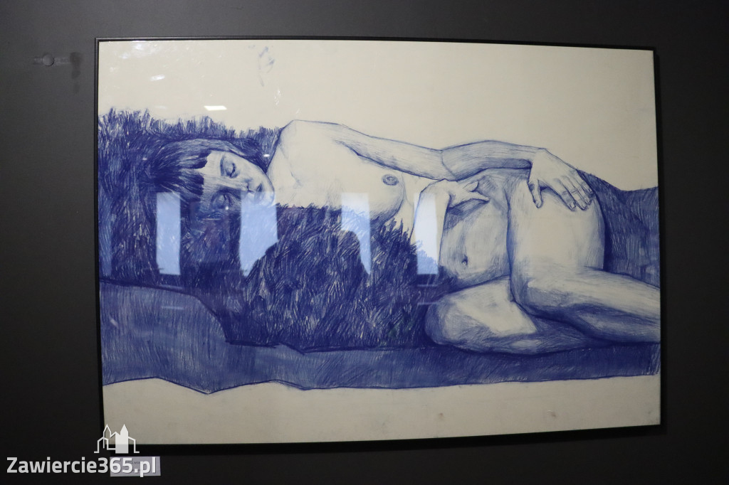 Fotorelacja: Wernisaż wystawy „Między linią a formą II” w MOK Zawiercie