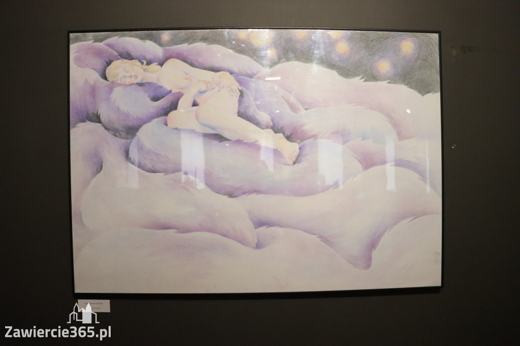 Fotorelacja: Wernisaż wystawy „Między linią a formą II” w MOK Zawiercie