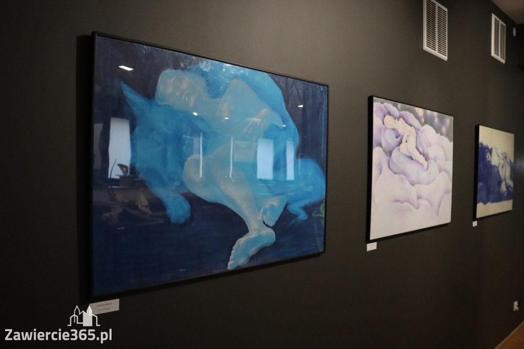 Fotorelacja: Wernisaż wystawy „Między linią a formą II” w MOK Zawiercie