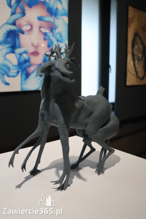 Fotorelacja: Wernisaż wystawy „Między linią a formą II” w MOK Zawiercie