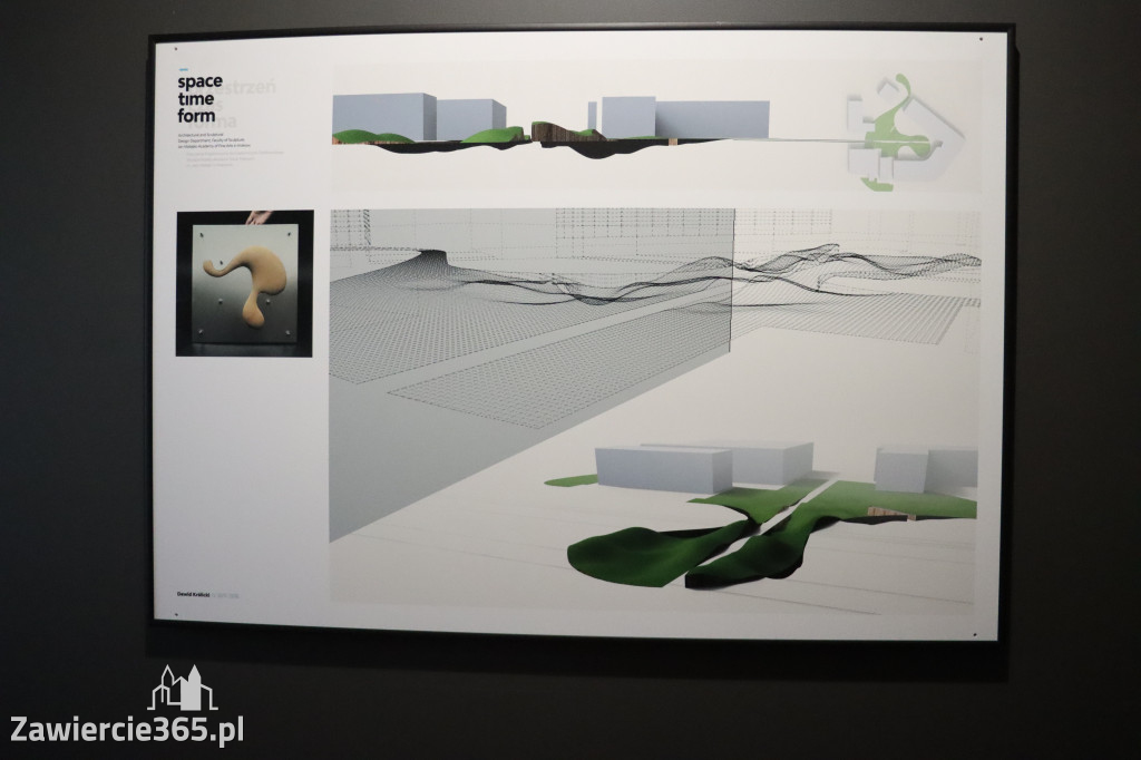 Fotorelacja: Wernisaż wystawy „Między linią a formą II” w MOK Zawiercie