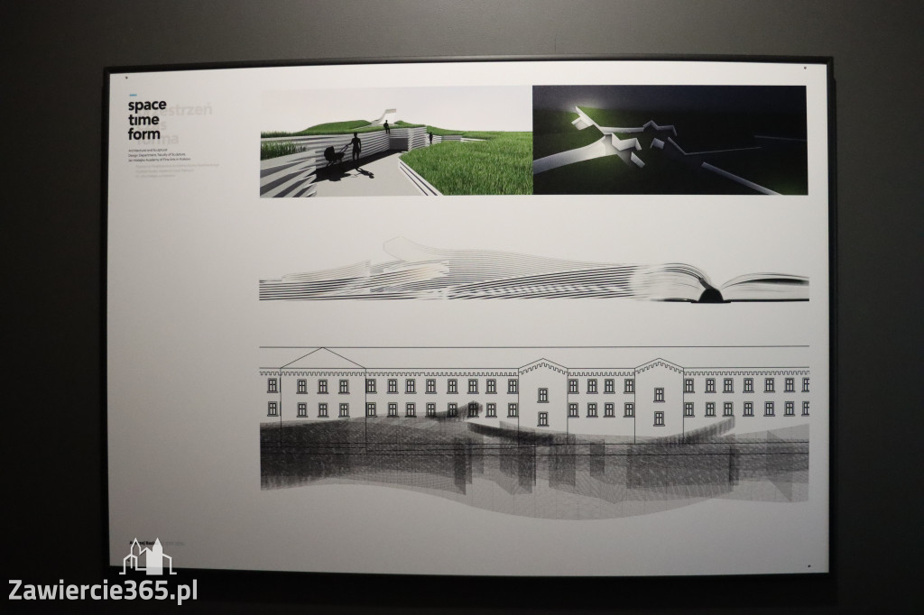 Fotorelacja: Wernisaż wystawy „Między linią a formą II” w MOK Zawiercie