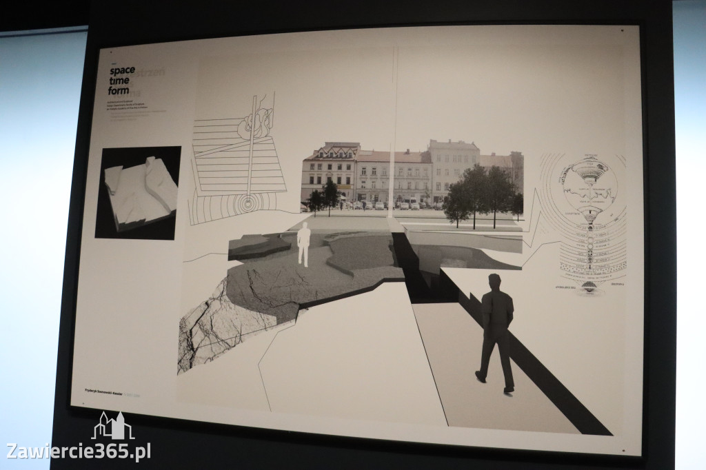 Fotorelacja: Wernisaż wystawy „Między linią a formą II” w MOK Zawiercie