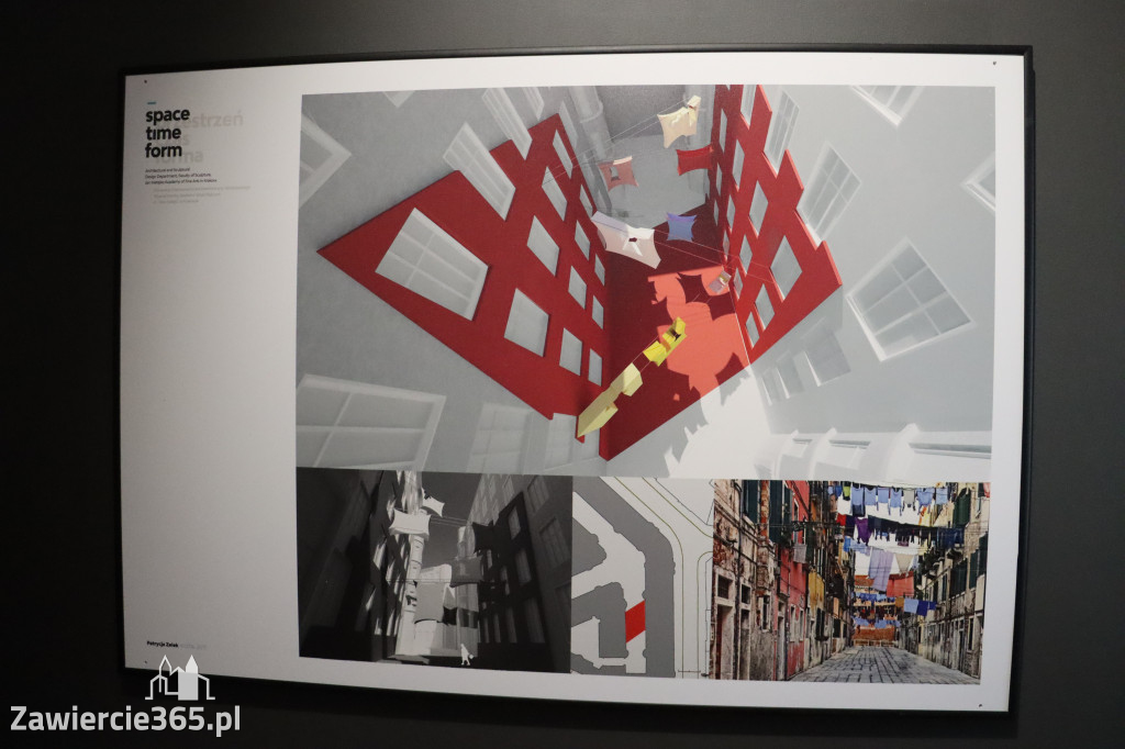 Fotorelacja: Wernisaż wystawy „Między linią a formą II” w MOK Zawiercie
