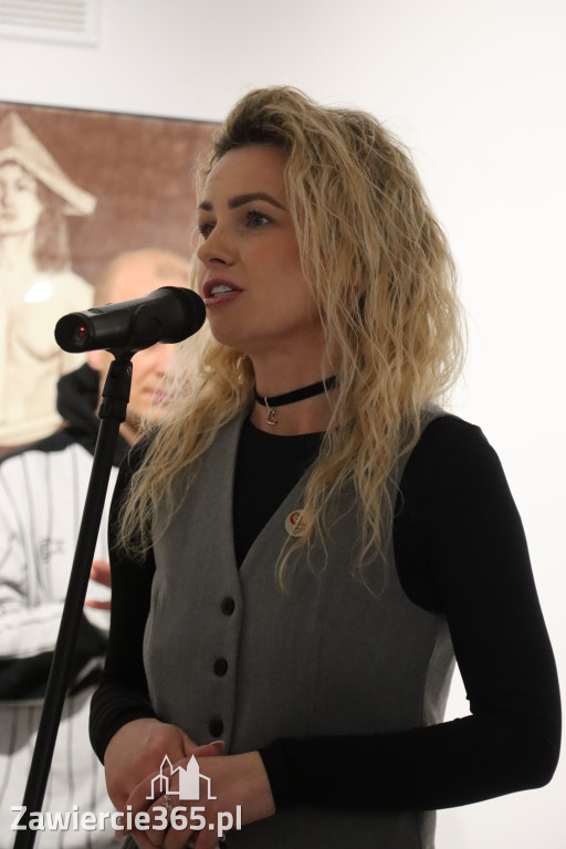 Fotorelacja: Wernisaż wystawy „Między linią a formą II” w MOK Zawiercie