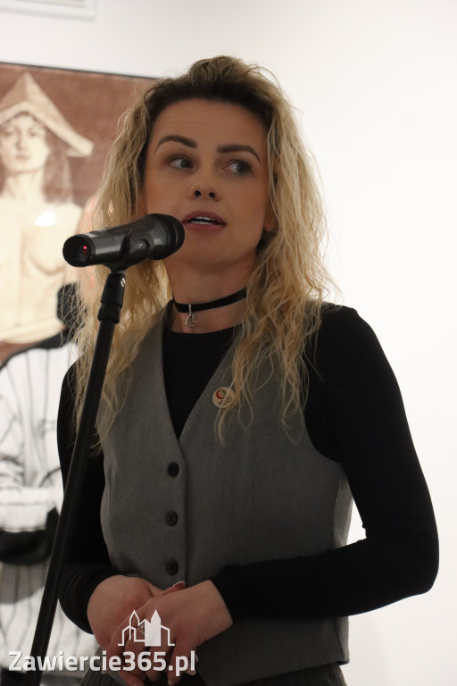 Fotorelacja: Wernisaż wystawy „Między linią a formą II” w MOK Zawiercie