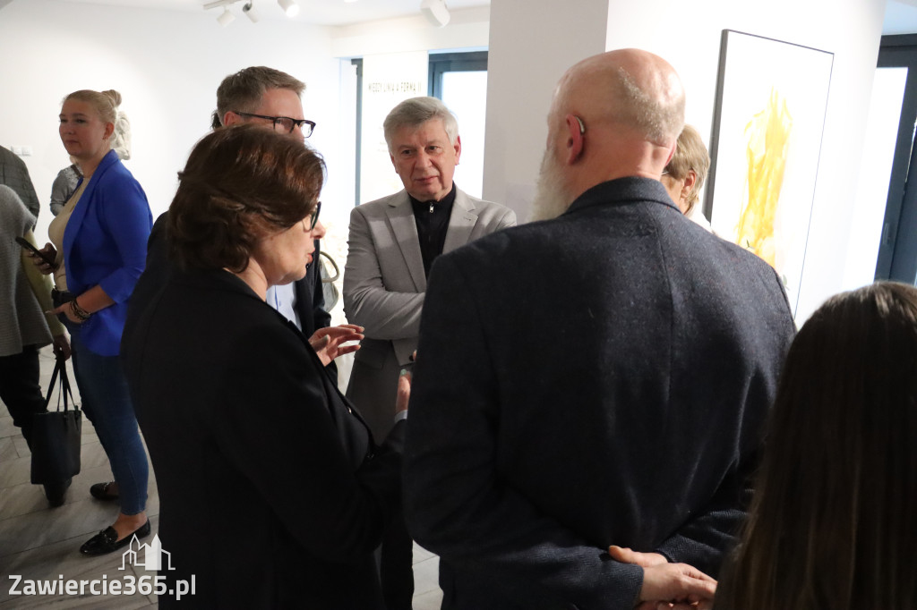 Fotorelacja: Wernisaż wystawy „Między linią a formą II” w MOK Zawiercie