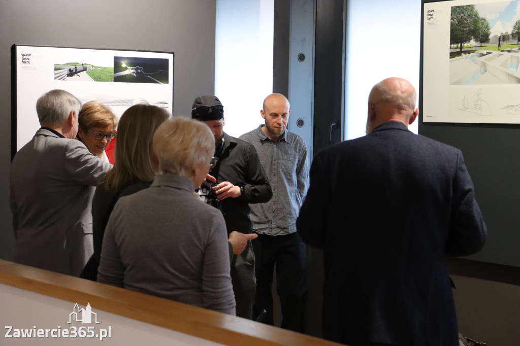 Fotorelacja: Wernisaż wystawy „Między linią a formą II” w MOK Zawiercie