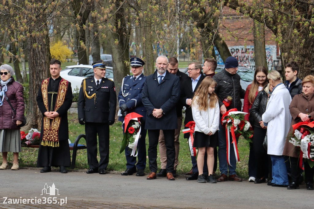 Fotorelacja: Obchody 86. rocznicy Zbrodni Katyńskiej w Zawierciu