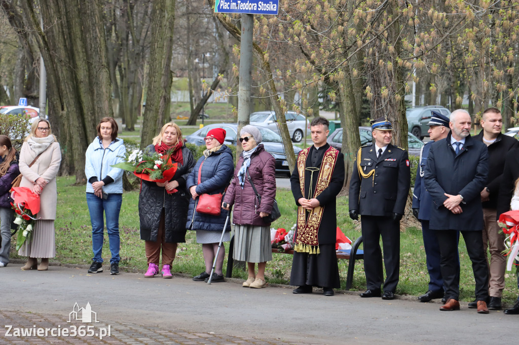 Fotorelacja: Obchody 86. rocznicy Zbrodni Katyńskiej w Zawierciu