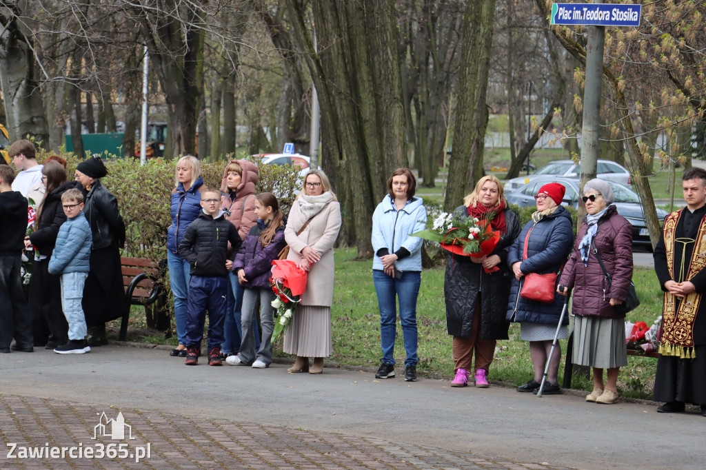 Fotorelacja: Obchody 86. rocznicy Zbrodni Katyńskiej w Zawierciu