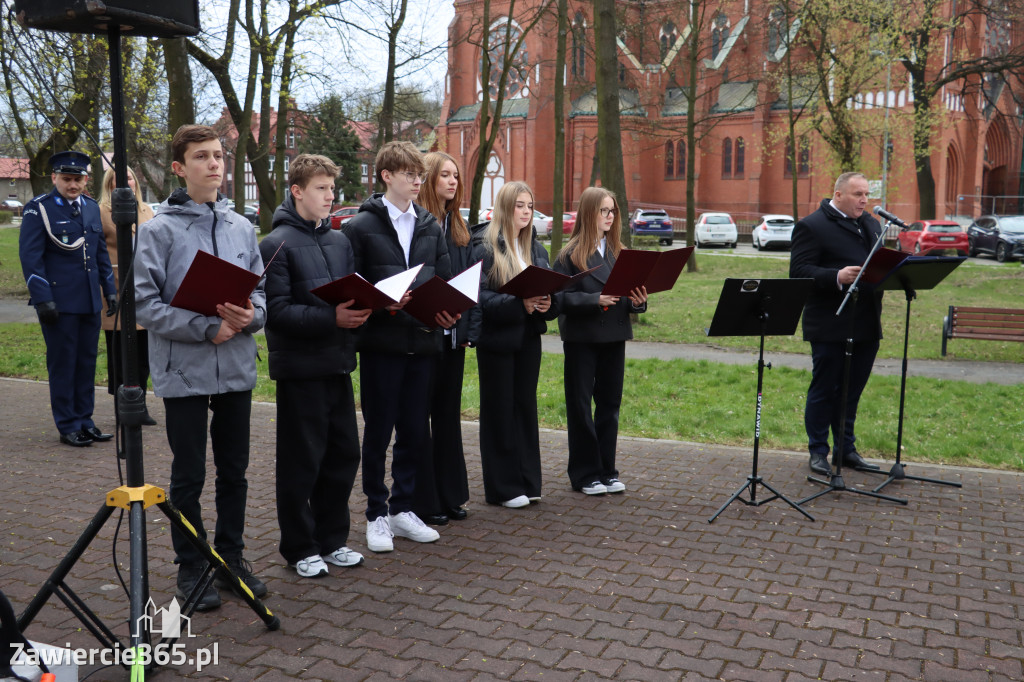 Fotorelacja: Obchody 86. rocznicy Zbrodni Katyńskiej w Zawierciu