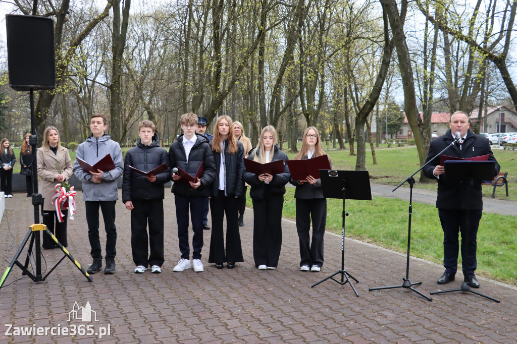 Fotorelacja: Obchody 86. rocznicy Zbrodni Katyńskiej w Zawierciu