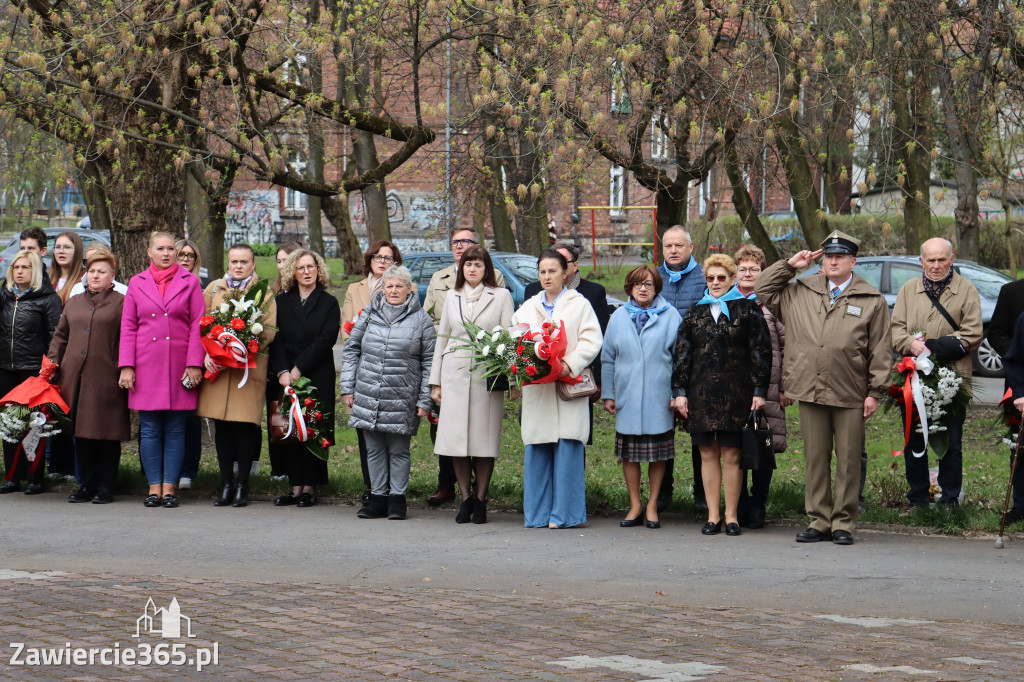 Fotorelacja: Obchody 86. rocznicy Zbrodni Katyńskiej w Zawierciu