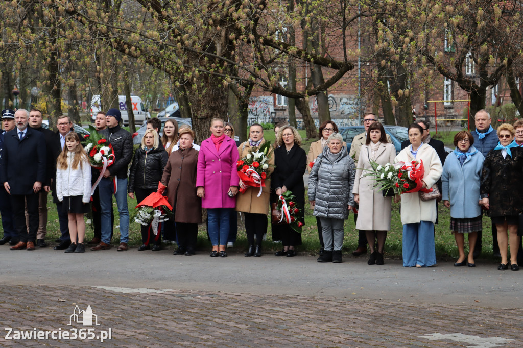 Fotorelacja: Obchody 86. rocznicy Zbrodni Katyńskiej w Zawierciu