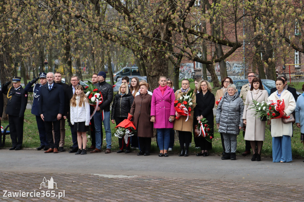 Fotorelacja: Obchody 86. rocznicy Zbrodni Katyńskiej w Zawierciu