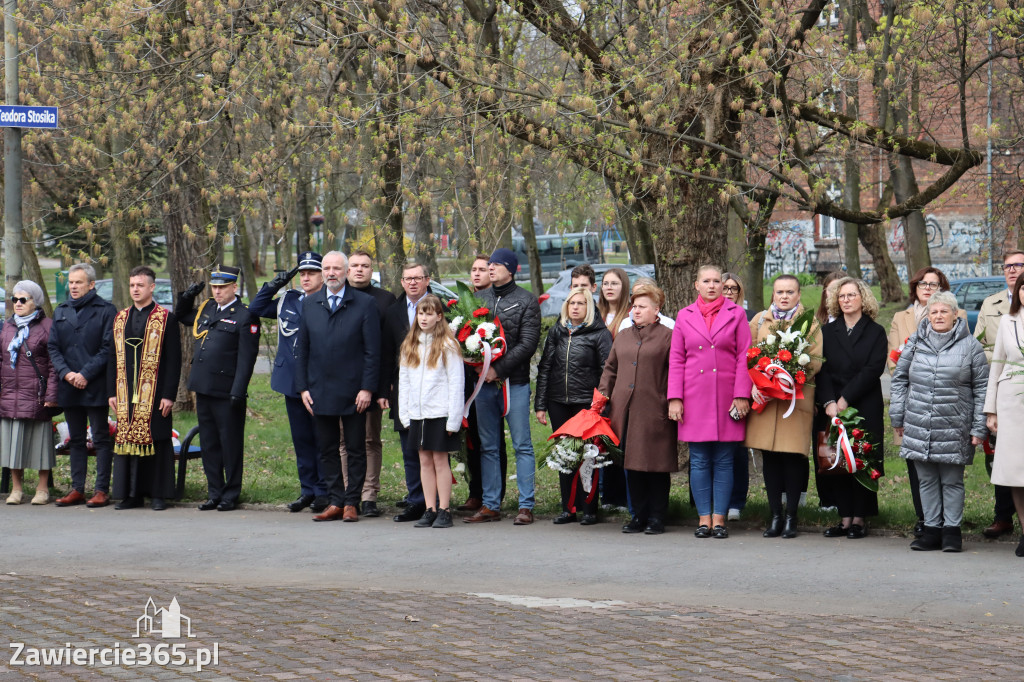 Fotorelacja: Obchody 86. rocznicy Zbrodni Katyńskiej w Zawierciu