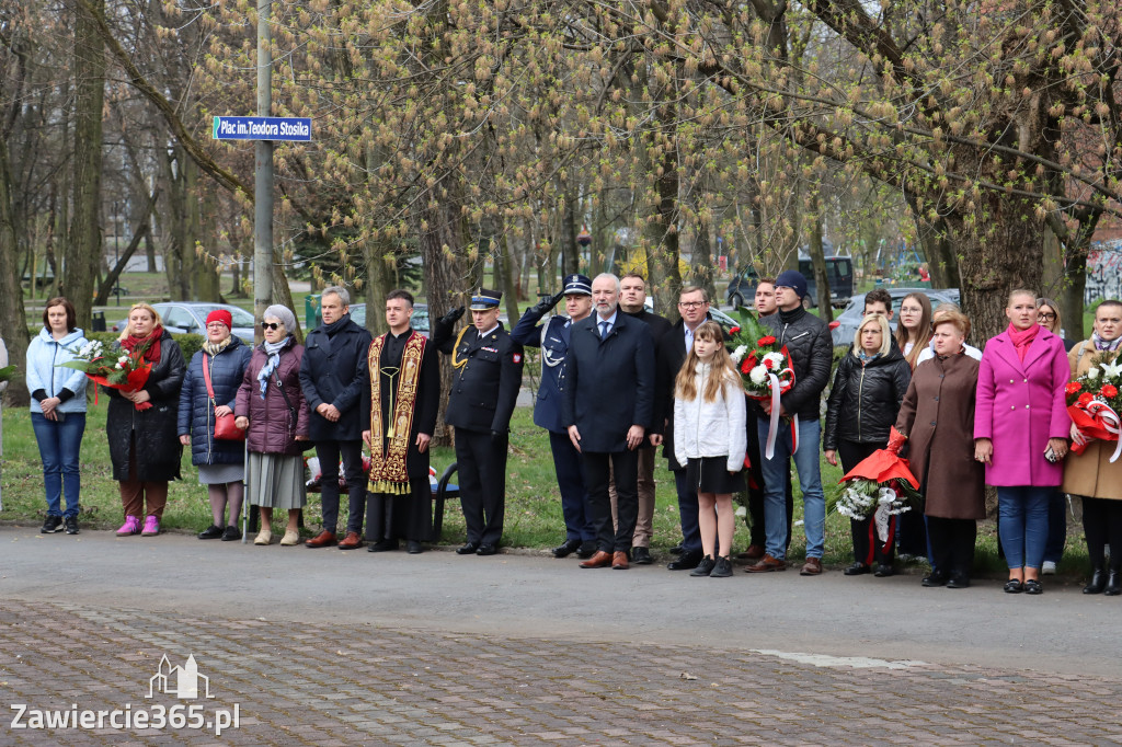 Fotorelacja: Obchody 86. rocznicy Zbrodni Katyńskiej w Zawierciu
