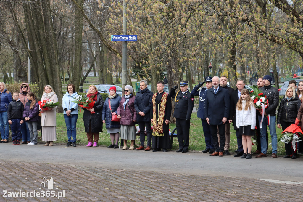 Fotorelacja: Obchody 86. rocznicy Zbrodni Katyńskiej w Zawierciu