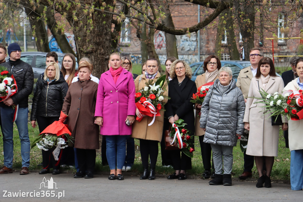 Fotorelacja: Obchody 86. rocznicy Zbrodni Katyńskiej w Zawierciu