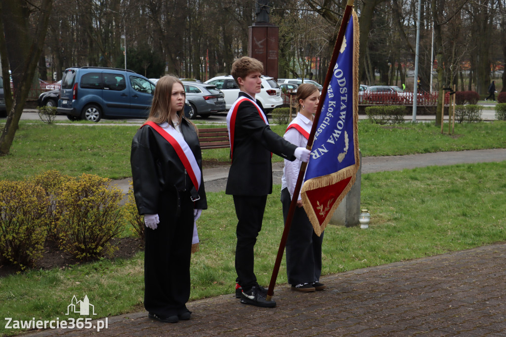 Fotorelacja: Obchody 86. rocznicy Zbrodni Katyńskiej w Zawierciu