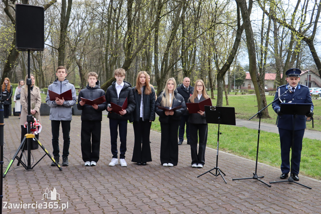 Fotorelacja: Obchody 86. rocznicy Zbrodni Katyńskiej w Zawierciu