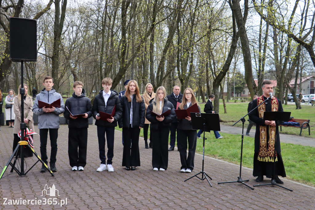 Fotorelacja: Obchody 86. rocznicy Zbrodni Katyńskiej w Zawierciu