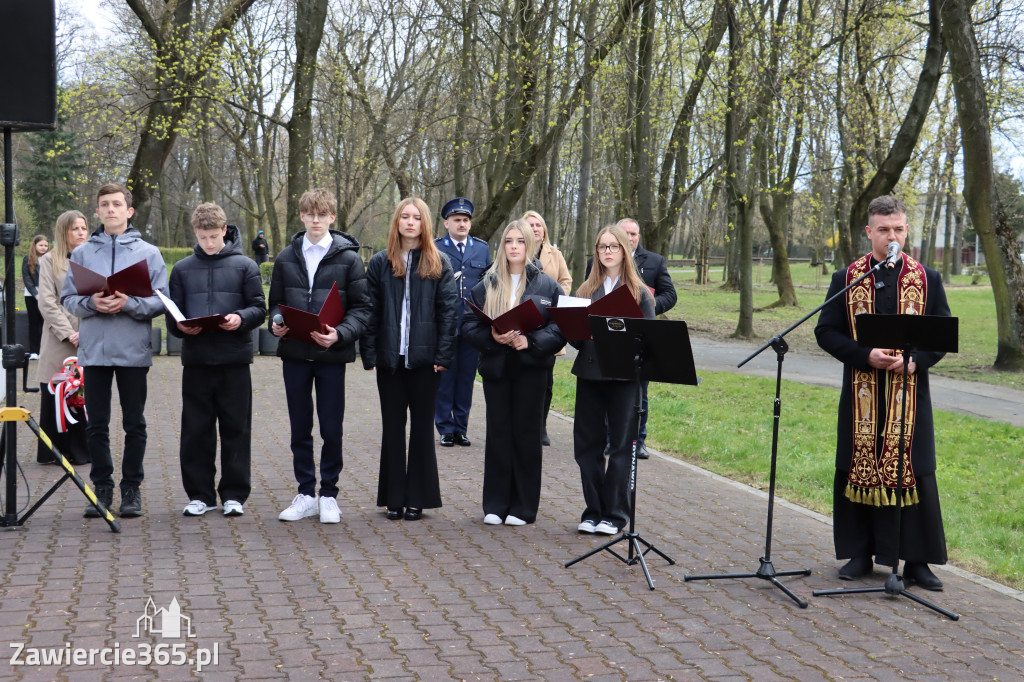 Fotorelacja: Obchody 86. rocznicy Zbrodni Katyńskiej w Zawierciu