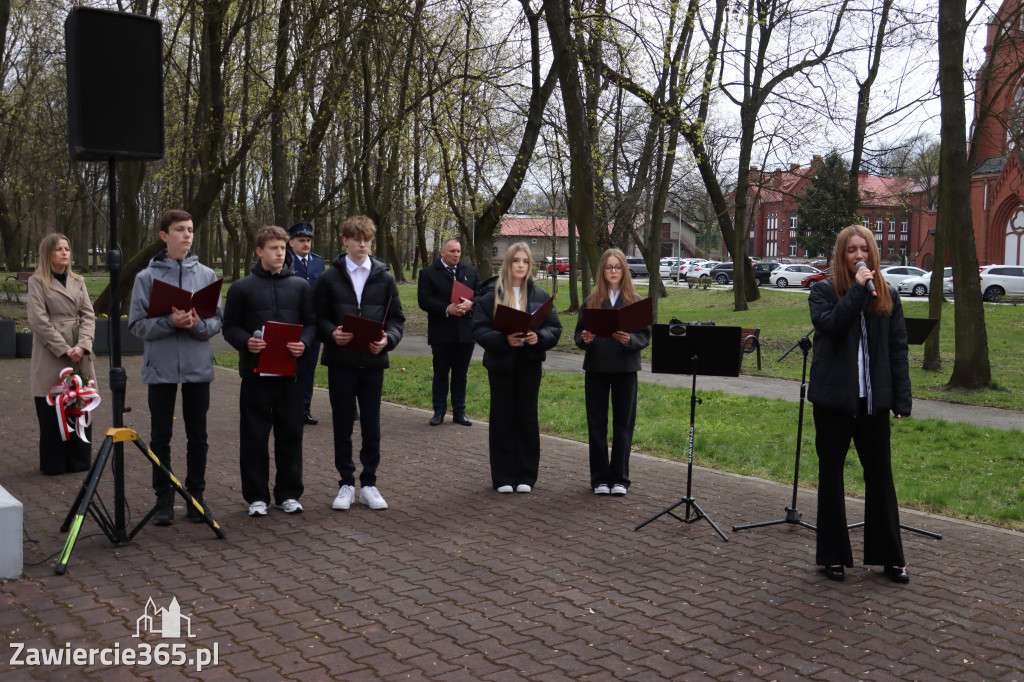 Fotorelacja: Obchody 86. rocznicy Zbrodni Katyńskiej w Zawierciu