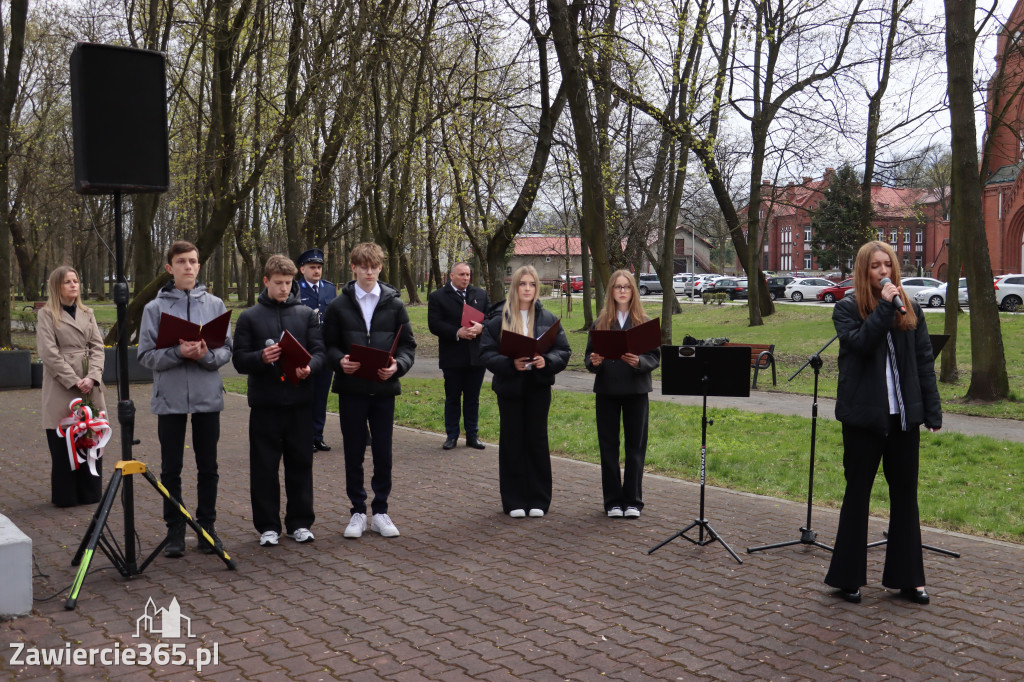 Fotorelacja: Obchody 86. rocznicy Zbrodni Katyńskiej w Zawierciu