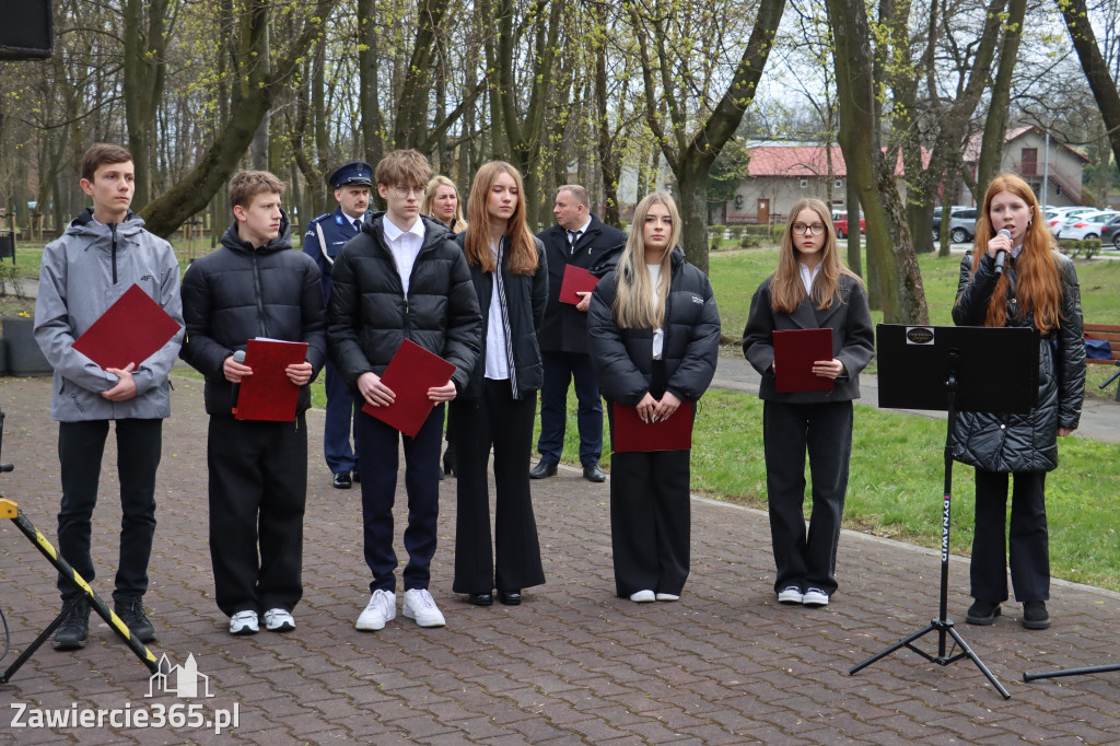 Fotorelacja: Obchody 86. rocznicy Zbrodni Katyńskiej w Zawierciu